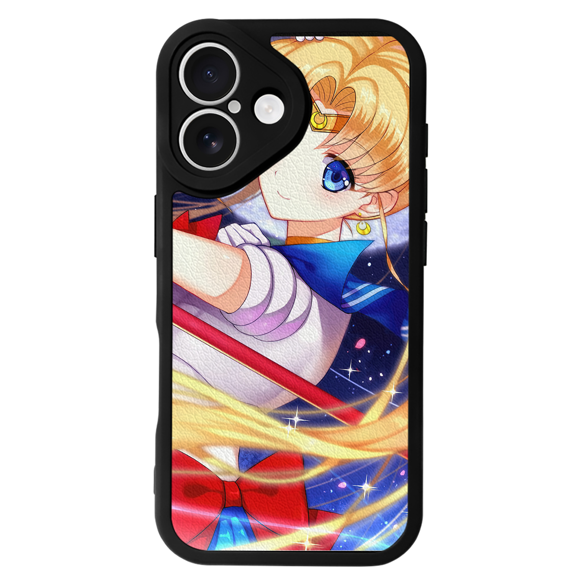 （画像用） 美少女戦士セーラームーン Sailor Moon 【iPhone 16シリーズ対応】シリコンスマホケース（レザー調） 材質：シリコン